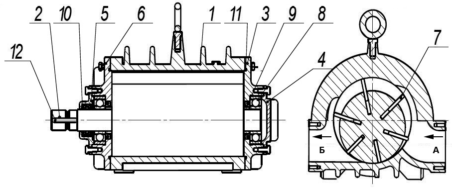 Насос КО-503 чертёж